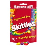 Конфеты жевательные Skittles Фрукты, 70 г