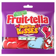 Мармелад жевательный Fruittella Hearts & Kisses, 100 г