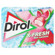 Купить Резинка жевательная Dirol X-Fresh Арбузный лед без сахара, 16 г