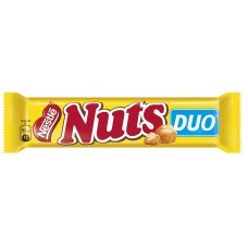 Шоколадные батончики Nuts с орехами мультипак, 66 г