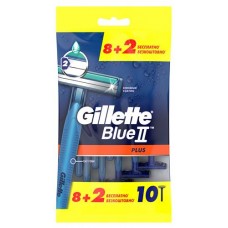 Бритва одноразовая мужская Gillette Blue2 Plus, 10 шт