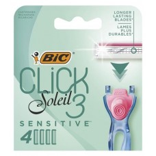 Cменные кассеты для бритья BIC Click 3 Soleil Sensitive, 4 шт