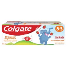 Детская зубная паста Colgate 3-5 защита от кариеса Клубника с фторидом, 60 мл