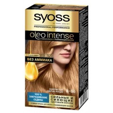 Краска стойкая для волос Syoss Oleo Intense 8-86 Золотистый светло-русый с ухаживающим маслом без аммиака, 115 мл