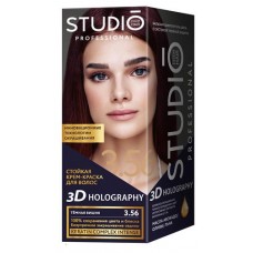 Крем-краска для волос Studio Professional Стойкая 3.56 Тёмная вишня