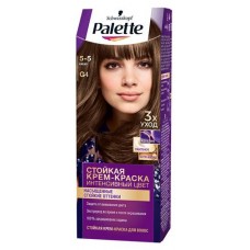 Крем краска стойкая для волос Palette G4 5-5 Какао защита от вымывания цвета, 110 мл