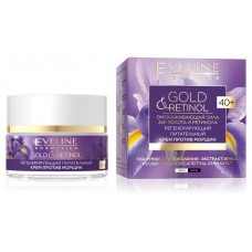 Крем против морщин Eveline Cosmetics Gold & Retinol Регенерирующий питательный 40+, 50 мл