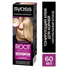 Крем тонирующий Syoss Root Retouch Эффект 7 дней Натуральный блонд без повреждений, 60 мл