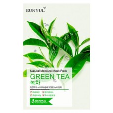 Маска для лица Eunyul с экстрактом зеленого чая тканевая, 22 мл