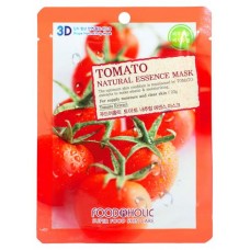 Маска для лица тканевая FoodaHolic 3D Natural Essence с экстрактом томата, 23 мл
