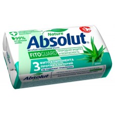 Мыло туалетное Absolut  FitoGuard Алоэ антибактериальное, 90 г