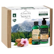 Набор подарочный Nord's Secret Пряный миндаль и альпийский мед гель+лосьон, 590 мл