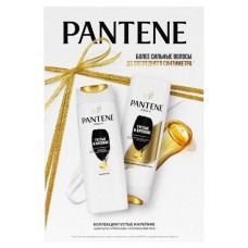 Подарочный набор Шампунь для волос Pantene Густые и крепкие, 250 мл + Бальзам для волос Pantene Густые и крепкие, 200 мл
