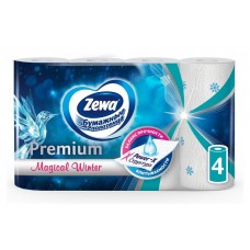 Полотенца бумажные Zewa Premium Декор, 4 рулона