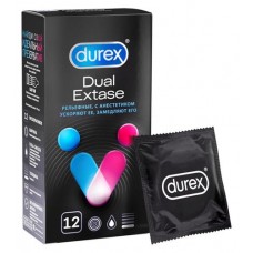 Презервативы Dual Extase Durex, 12 шт