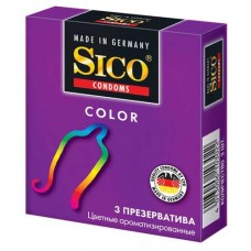 Презервативы Sico Color ароматизированные, 3 шт