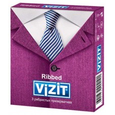 Презервативы Vizit Ribbed ребристые, 3 шт