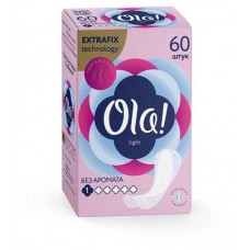 Прокладки ежедневные Ola! Light тонкие стринг мультиформ, 60 шт