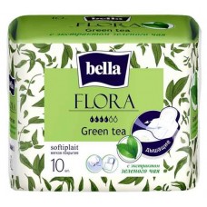 Прокладки гигиенические Bella Flora Зеленый чай, 10 шт