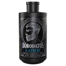 Шампунь-баланс для волос Borodatos Карбон черный, 400 мл