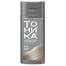 Шампунь для светлых волос оттеночный «Тоника» холодная ваниль тон 9.12, 150 мл