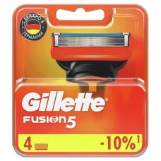 Сменные кассеты для бритья Gillette Fusion 5, 4 шт