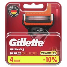 Сменные кассеты для бритья Gillette Fusion 5 ProGlide Power, 4 шт