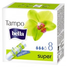Купить Тампоны гигиенические Bella Super Easy Twist без аппликатора, 8 шт