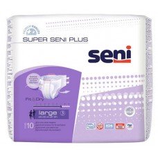 Купить Подгузники урологические для взрослых Plus Super Seni ночные размер L, 10 шт