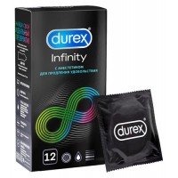 Презервативы Durex Infinity с анестетиком No12