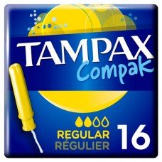 Тампоны гигиенические Tampax Compak Regular с аппликатором, 16 шт
