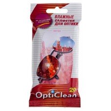 Влажные салфетки OptiClean для оптики, 20 шт
