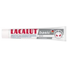 Зубная паста Lacalut  Basic Отбеливание, 75 мл