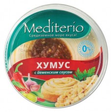 Хумус Mediterio с Йеменским соусом, 180 г