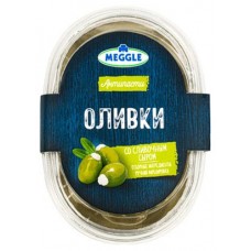 Закуска Meggle оливки со сливочным сыром, 210 г