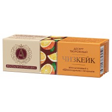 Десерт творожный «А.Ростагрокомплекс» Чизкейк апельсиновый с шоколадным печеньем 15%, 40 г