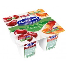 Йогурт Alpenland с нектарином диким апельсином и вишней 0,3%, 95 г