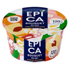 Купить Йогурт Еpica Bouquet фруктовый с персиком и жасмином 4.8%, 130 г