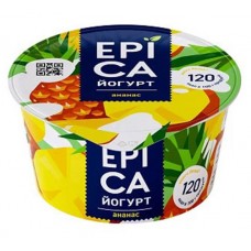 Йогурт EPICA фруктовый с ананасом 4.8%, 130 г