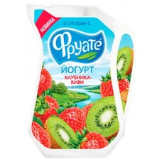 Йогурт питьевой «Фруате» клубника киви 1,5%, 250 мл