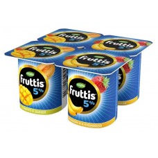Йогуртный продукт Fruttis дыня-манго/банан-клубника 5%, 115 г