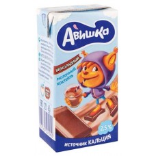 Коктейль молочный «Авишка» шоколадный 2,5%, 200 г
