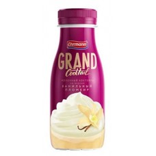Купить Коктейль молочный Grand Cocktail Ehrmann со вкусом ванильного пломбира 4%, 260 мл