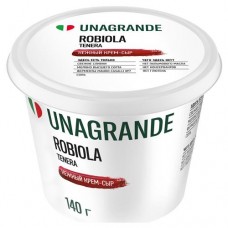 Крем-сыр мягкий Unagrande Робиола 65%, 140 г