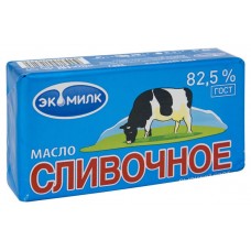 Масло сладкосливочное «Экомилк» 82,5%, 380 г