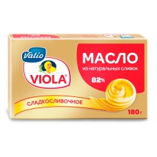 Купить Масло сладкосливочное Viola 82%, 180 г