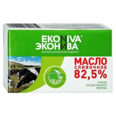 Масло сливочное «ЭкоНива» Традиционное 82,5%, 180 г