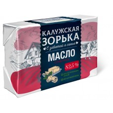 Масло сливочное «Калужская Зорька» Традиционное 82,5%, 180 г