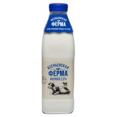 Молоко «Асеньевская ферма» 2,5%, 900 мл