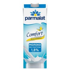 Купить Молоко Parmalat Comfort ультрапастеризованное безлактозное 1,8%, 1 л
